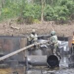 Nigerian Navy Seizes 40,000 Litres of Stolen Crude Oil in Ondo Crackdown